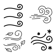 wind icon set