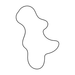 abstract blobs outline for background