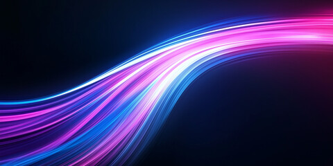 abstract blue and pink mixed light line isolated on dark background for wallpaper