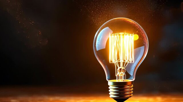 Imagine a vibrant and colorful glowing bulb shaped lamp