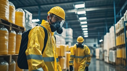 Transport teams manage hazardous goods, ensuring compliance with safety protocols