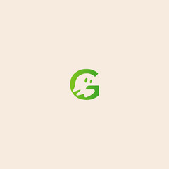Letter G logo icon flat vector design.