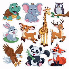 set of animals