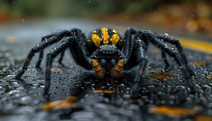 spider on a web