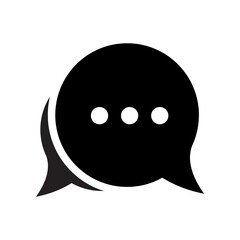 Two bubble chat icon