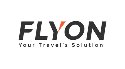 tour and travel typography letter logo vector template