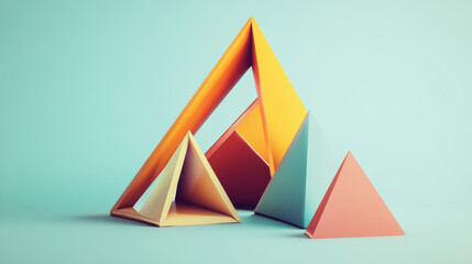 The hologram is the aim. A aim of polygons, triangles of points and lines. The target is a low-poly compound structure. Technology concept.