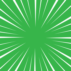 Abstract Comic Book Style Flash Explosion. Radial Lines on  Background. Bright Light Thunder Burst. Flash Electric Glow. Speed Lines Manga Frame. Vector illustration. EPS 10