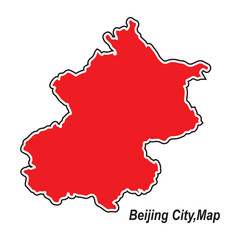 map of beijing, china