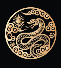 2025 Year of the wood snake chinese new year