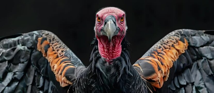 Condor with impressive wingspan.