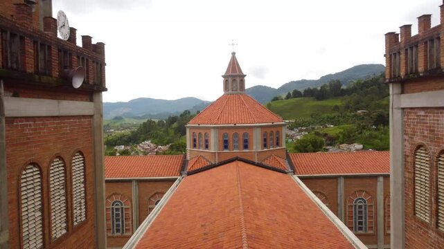 Cathedral view in Jerico Antioquia