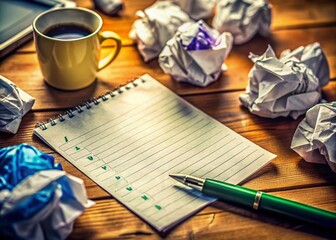 Humorous To-Do List: A Documentary Style Photo of a Handwritten List with Absurd Tasks