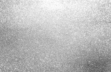 Fototapeta premium Abstract silver glitter background, blank shiny grey glitter background