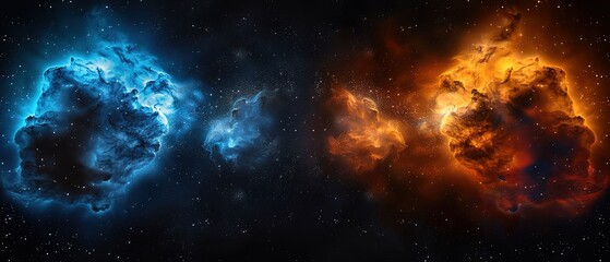 Fototapeta premium explosion in space