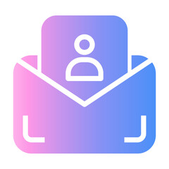 invitation Gradient icon