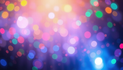 Fototapeta premium Abstract Color Spectrum of curves, lines and angles, diagonal stripes and concentric circles with bokeh effect