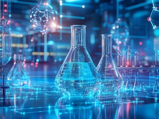 Precision in Chemistry: Advanced Laboratory Scene