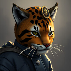 portrait of a tiger
