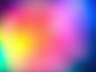 Vibrant Abstract Background with Colorful Blurred Lights and Bokeh, Perfect for Creative Design and Eye-Catching Visual Effects in Digital Media Projects