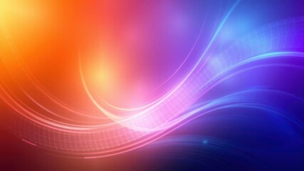 Vibrant Abstract Background with Colorful Light Trails and Smooth Wave Patterns Ideal for Creative Projects and Modern Design Applications