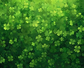 Green Clover Background