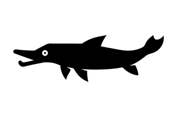 Anteater silhouette of Barracuda