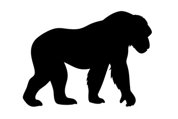 Ape silhouette icon