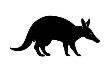 Aardvark silhouette icon