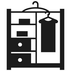 Closet organizer
silhouette
