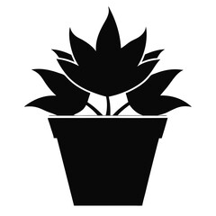 Planter silhouette