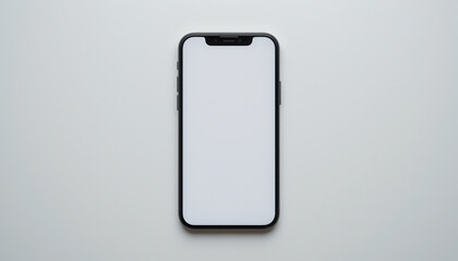Modern Smartphone with Blank Screen