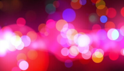 Obraz premium Abstract Color Spectrum of curves, lines and angles, diagonal stripes and concentric circles with bokeh effect
