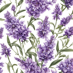 Realistic image of lavender flowers captures their delicate beauty