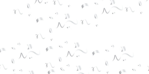 Web
A seamless and elegant design featuring silver confetti and streamers falling on a transparent background, creating a realistic, decorative pattern that adds excitement and charm to party event.