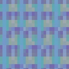 Fototapeta premium Abstract Geometric Pattern: A seamless pattern of subtle blue, purple, and green squares creates a modern, minimalist design. This geometric texture is ideal for backgrounds, website banners.