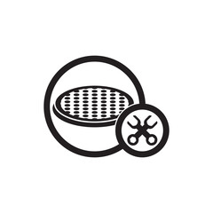 drainage system icon illustration design