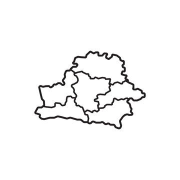 recommend clip art: Belarus map symbol icon vector illustration design