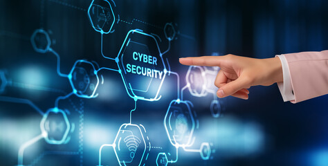 Cyber Security Data protection Technology Concept. Internet safety