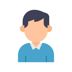 Illustration of an Man Faceless Avatar