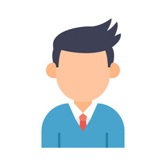 Illustration of an Man Faceless Avatar
