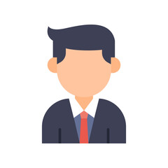 Illustration of an Man Faceless Avatar