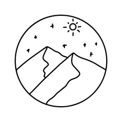 Illustration of an Esotheric Handdrawn Illustration