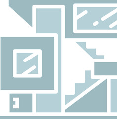 Modern Architecture Building Icon