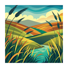 Abstract organic pattern design