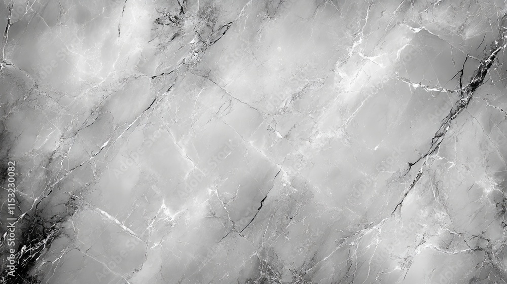Aufkleber gray marble stone texture background with subtle veins – seamless repeat for graphic and web design