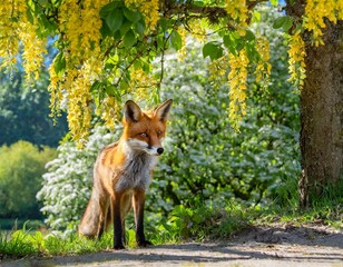 Im Fr&uuml;hling unter Bl&uuml;ten