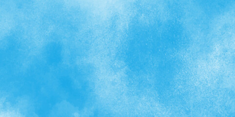 Abstract gradient light sky blue shades watercolor background on white paper texture.Light blue background with watercolor,The sky blue texture clouds, blue watercolor paper texture background,