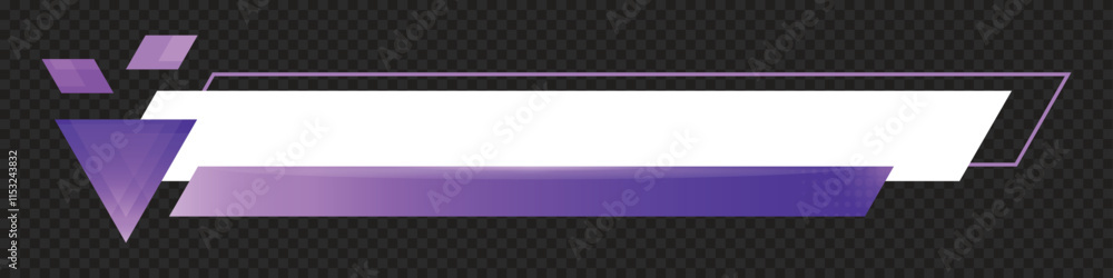 Aufkleber lower third banner. broadcast news lower third banner template design. lower third bar template for 