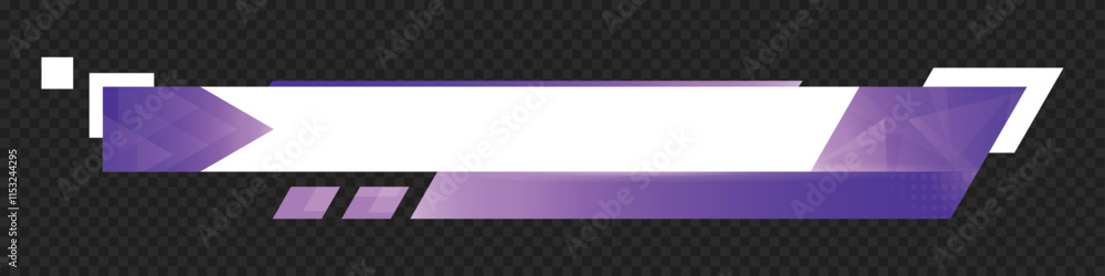 Aufkleber lower third banner. broadcast news lower third banner template design. lower third bar template for 